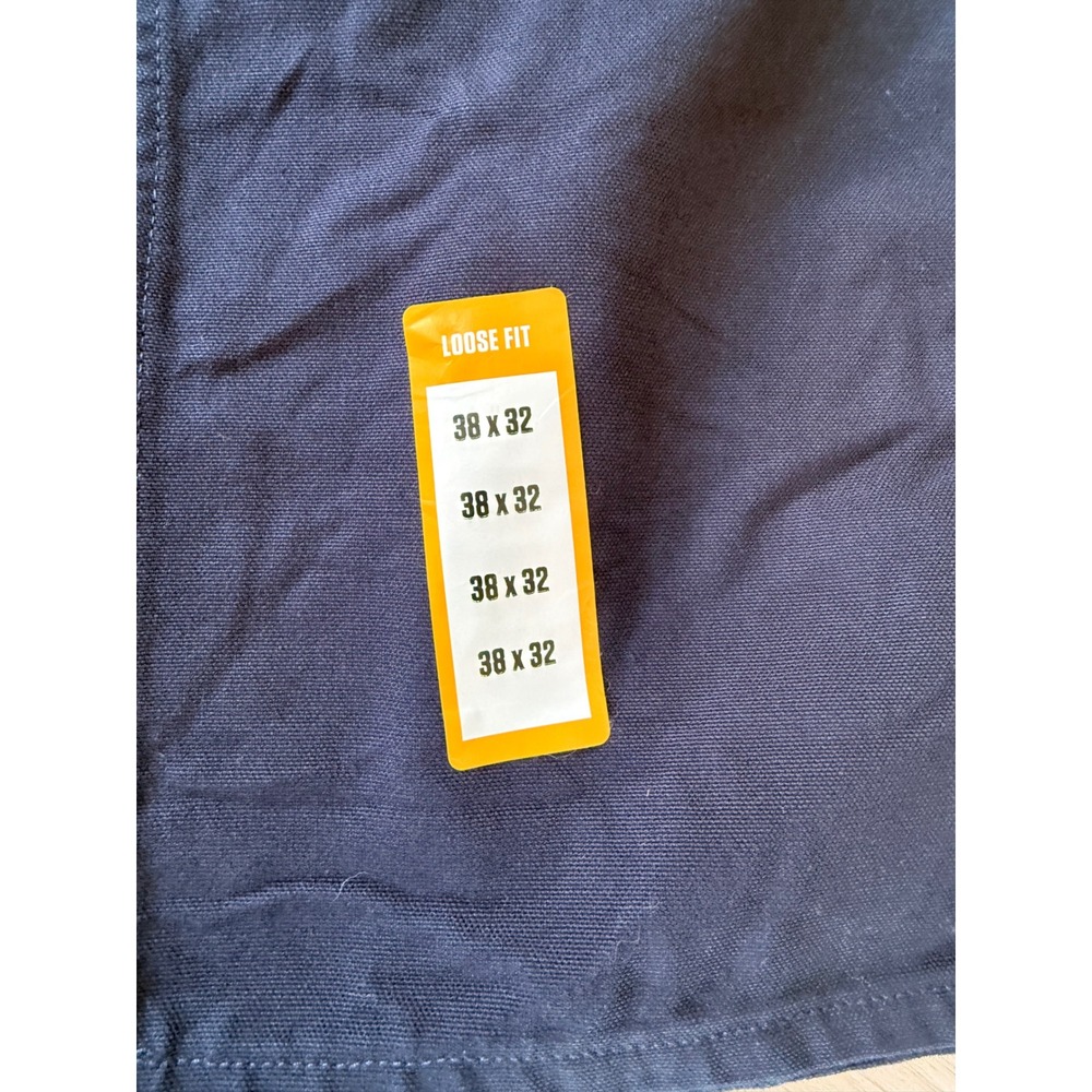 Carhartt  Loose Fit Washed Duck Utility Work Pants Midnight Navy 38x32 NWOT - Picture 3 of 10